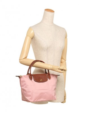 LC043*LONGCHAMP LE PLIAGE TOTE 1621089 SMALL/SHORT HANDLE (ROSE)